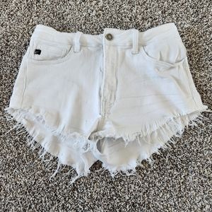 White Kancan Shorts